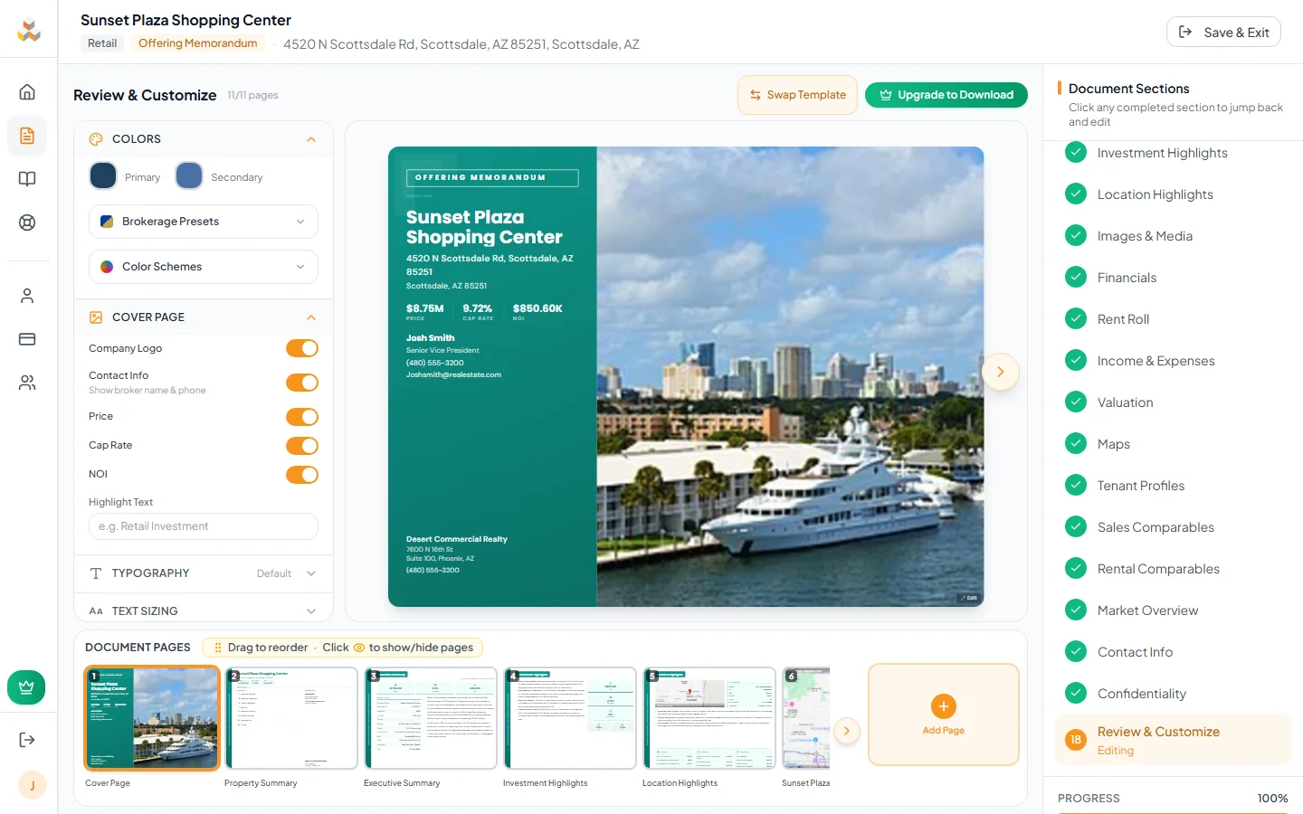 Image editing toolbar visible on the Review page when hovering over an image