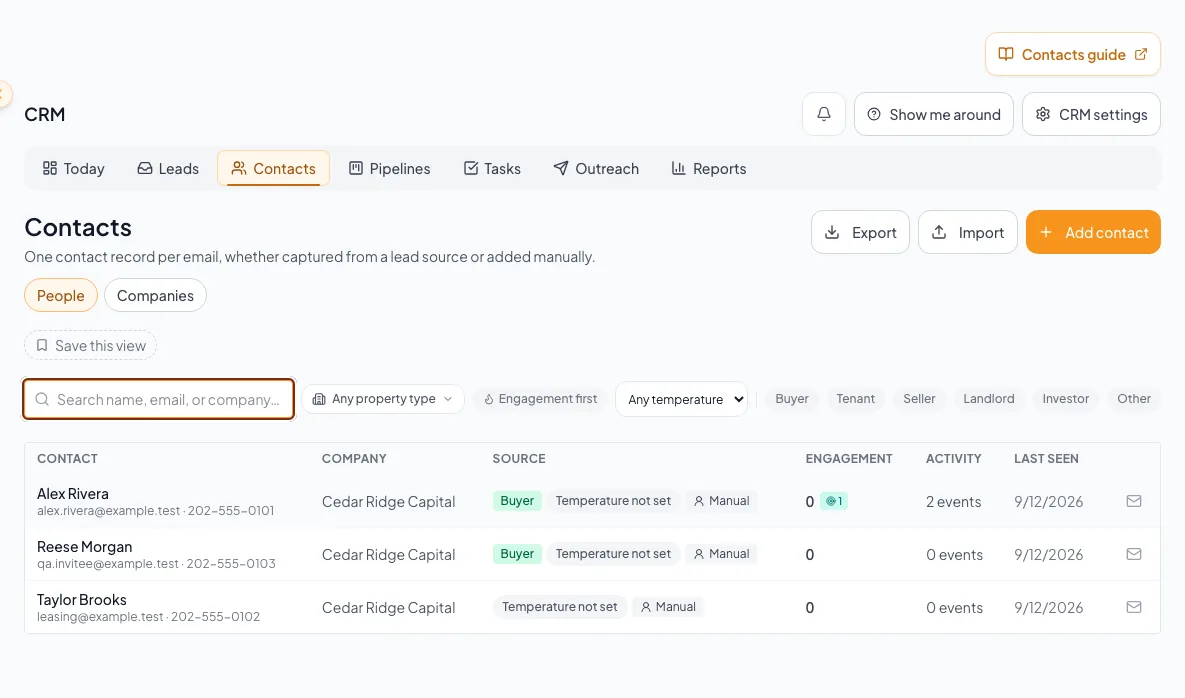 Show CRM records returning after the limiting filter or scope is corrected.