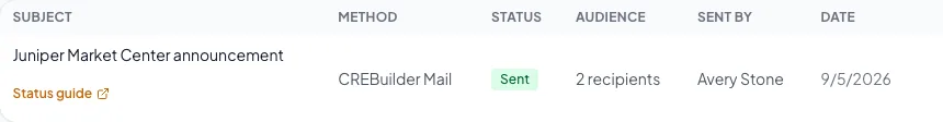 Show the final available delivery outcome and the supported troubleshooting path.