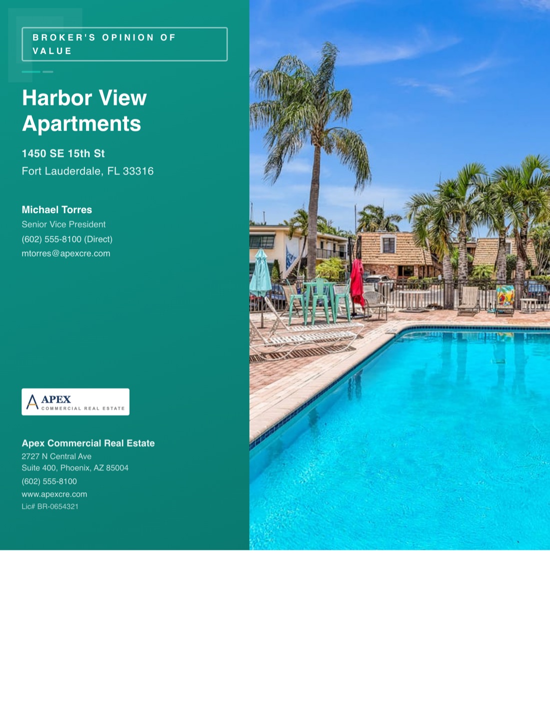 Multifamily BOV template example created with CREBuilder