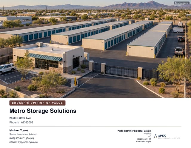 Self-Storage BOV, classic layout